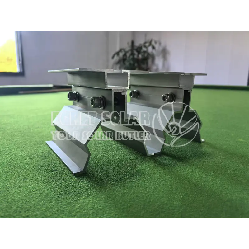 রেল সহ সৌর ছাদ ক্ল্যাম্প