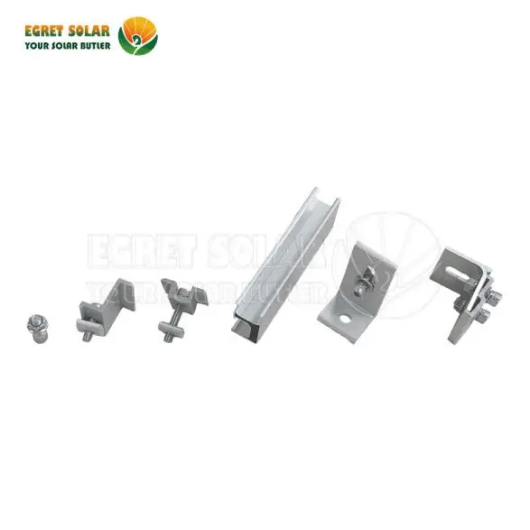 স্থায়ী সীম সৌর ধাতব ছাদ মাউন্টিং বন্ধনী